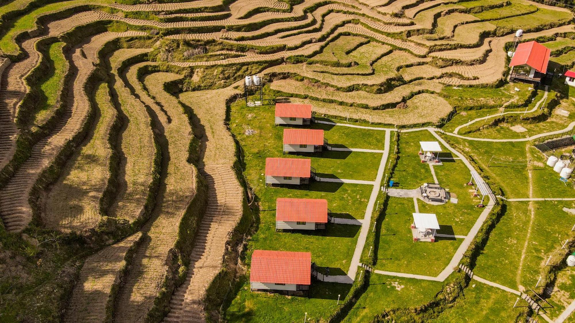 The Hillside Cottages Kanatal Luaran gambar