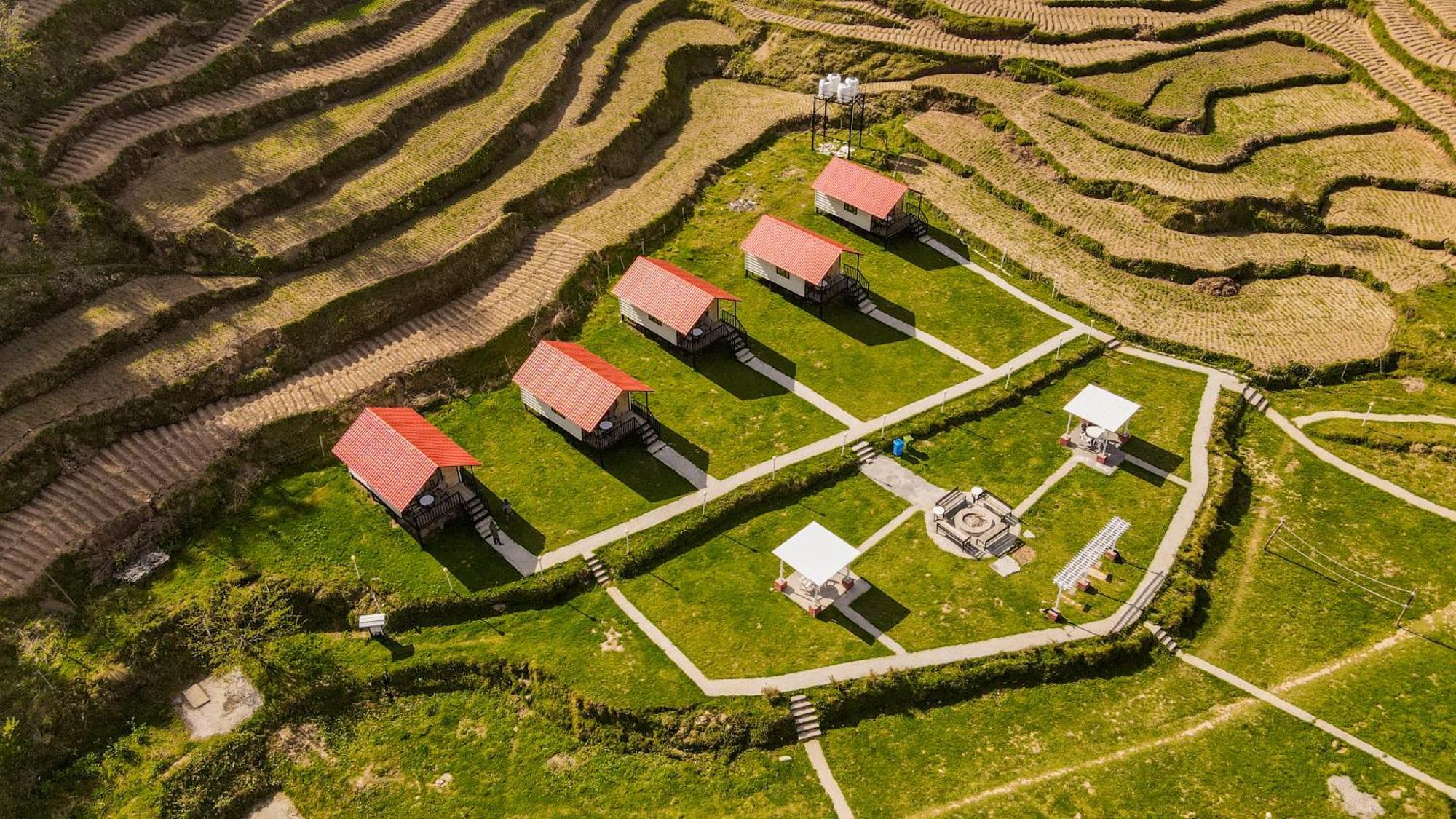 The Hillside Cottages Kanatal Luaran gambar