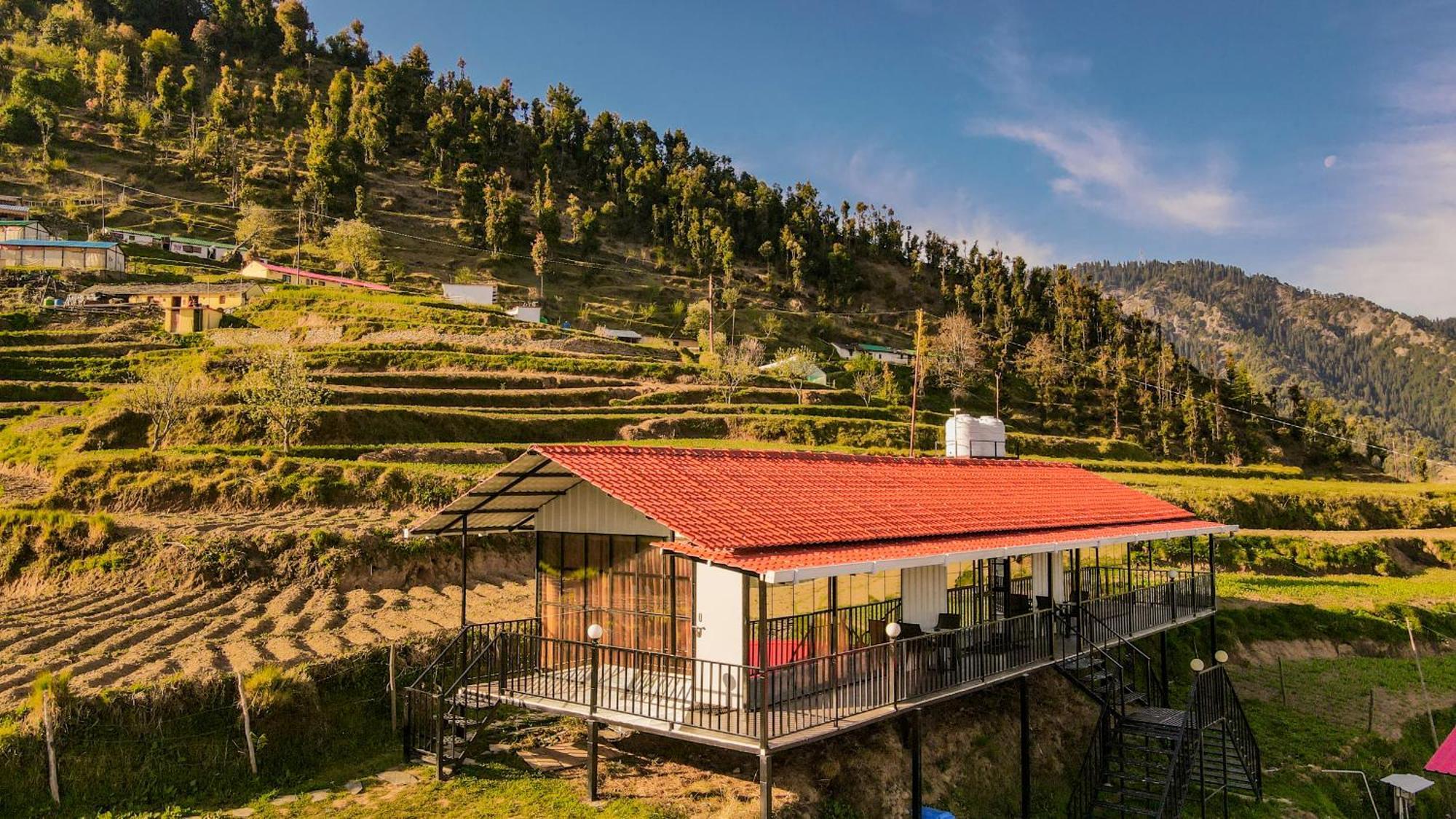 The Hillside Cottages Kanatal Luaran gambar